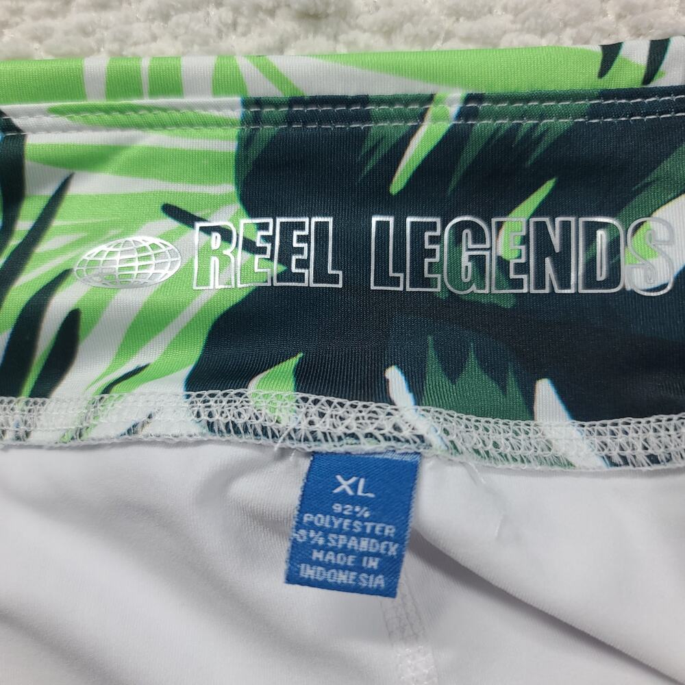 Reel Legends Jungle Leaves Skort tie sides Size XL Fishing Boating Gorpcore UPF - Picture 7 of 10